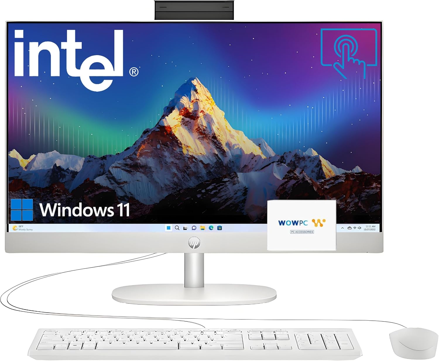 Ordinateur PC HP All in One 24 CR Intel Core i7 13th Gen Ram 16GB 512 SSD DOS 24''  Ecran 24 pouces + Clavier et Souris à fil White Color  (Sur commande : Délai de livraison : 12jours)  Prix :  595.000fcfa Benin|Cotonou (2) - Catalogue High-Tech Bénin - Akelmarket