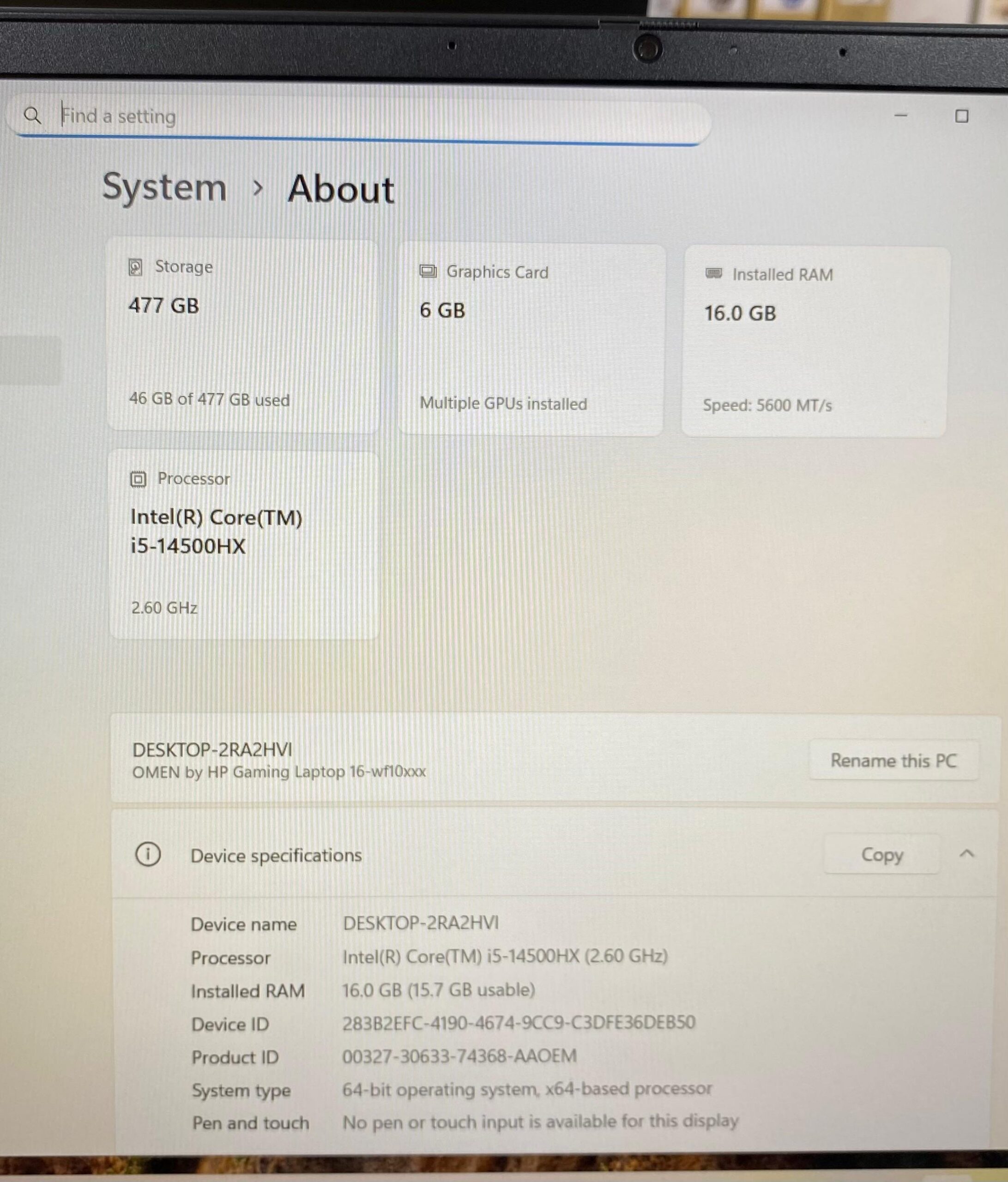 PC HP Omen 16 Core i5 14th Gen RTX 4050 Benin|Cotonou PC HP Omen 16 Core i5 14th Gen RTX 4050 Benin|Cotonou
